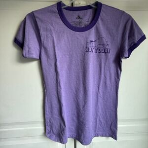 Disney Eeyore Not Today Purple Ringer T-Shirt Womens Medium Winnie the Pooh‎